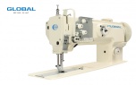 Global WF-1526-33 AUT Двухигольная прямострочная промышленная швейная машина с тройным продвижением материала , увеличенной платформой и автоматическими функциями