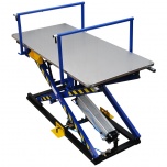 REXEL ST-3/BR Пневматический монтажный стол для обивки мягкой мебели со стальной столешницей и рукавами
